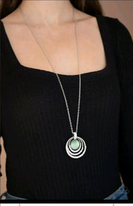 A Diamond A Day - Green Necklace