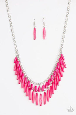 Speak of the Diva Pink Necklace