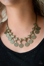 Load image into Gallery viewer, Walk The Plank - Brass Necklace