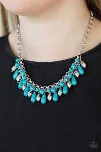 Coastal Cabanas - Blue necklace