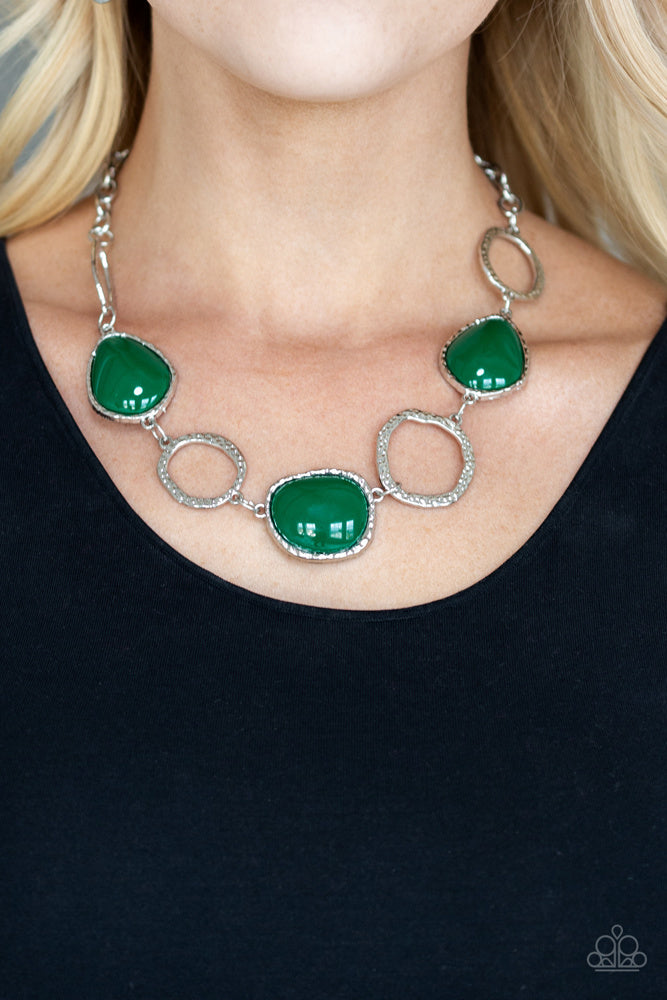 Haute Heirloom green necklace