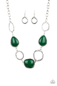 Haute Heirloom green necklace