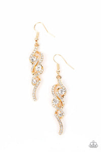 Highly Flammable - Gold Earrings