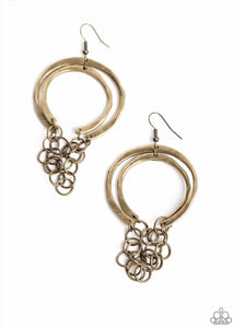 Don't Go CHAINg-ing - Earrings Brass