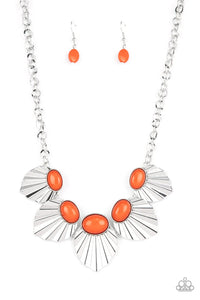 Fearlessly Ferocious - Orange Necklace