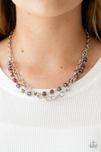 Load image into Gallery viewer, Block Party Princess Purple Necklace