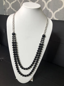 Endless Elegance black necklace