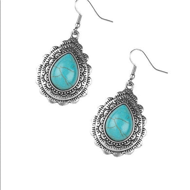 Mountain Mover - Blue earrings