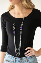 Load image into Gallery viewer, Margarita Masquerades - Purple necklace