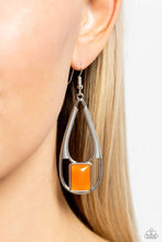 Load image into Gallery viewer, Adventure Story - Orange earrings