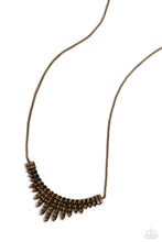 Cargar imagen en el visor de la galería, Dramatic Diadem - Brass necklace