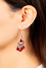 Cargar imagen en el visor de la galería, Beachside Ballroom - Red earring