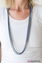 Load image into Gallery viewer, Colorful Calamity - Blue necklace