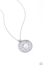 Load image into Gallery viewer, WALL STREET WEB white necklace