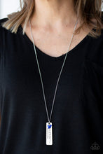 Load image into Gallery viewer, Because Of The Brave - Blue necklace