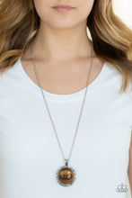 Cargar imagen en el visor de la galería, Stone Aura Brown Necklace