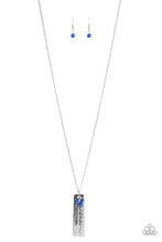 Load image into Gallery viewer, Because Of The Brave - Blue necklace
