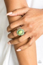 Load image into Gallery viewer, Colorfully Rustic - Green ring