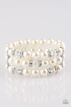 Load image into Gallery viewer, Undeniably Dapper - White bracelet