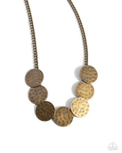 Load image into Gallery viewer, Flip a Coin - Brass  Necklace