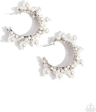 Load image into Gallery viewer, Elite Expense white earring