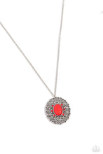 Load image into Gallery viewer, Solar Stunner - Red necklace