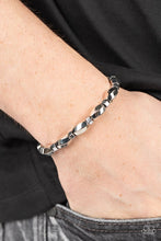 Load image into Gallery viewer, Magnetic Mantra - Silver bracelet
