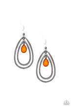 Load image into Gallery viewer, Drops of Color - Orange earring