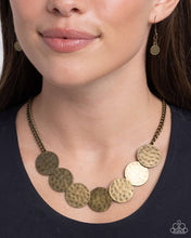 Load image into Gallery viewer, Flip a Coin - Brass  Necklace