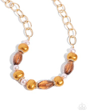 Load image into Gallery viewer, Pearly Patron - brown Necklace