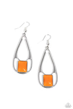 Load image into Gallery viewer, Adventure Story - Orange earrings