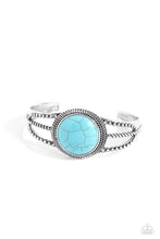 Load image into Gallery viewer, Sandstone Sojourn - Blue bracelet