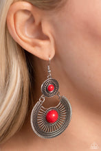 Laden Sie das Bild in den Galerie-Viewer, A Wild Bunch - Red earring