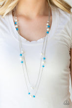 Load image into Gallery viewer, Spring Splash - Blue  Necklace