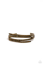 Load image into Gallery viewer, CURVED Lines - Brass bracelet