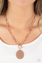 Laden Sie das Bild in den Galerie-Viewer, Tag Out - Copper necklace