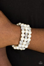 Load image into Gallery viewer, Undeniably Dapper - White bracelet