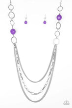 Load image into Gallery viewer, Margarita Masquerades - Purple necklace