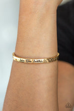 Load image into Gallery viewer, Love One Another - Gold bracelet