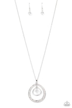 Load image into Gallery viewer, Tasteful Teardrops - White Necklace