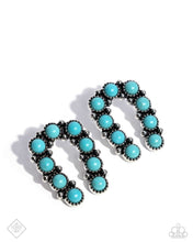 Load image into Gallery viewer, Wild West Wonder - Blue earring
