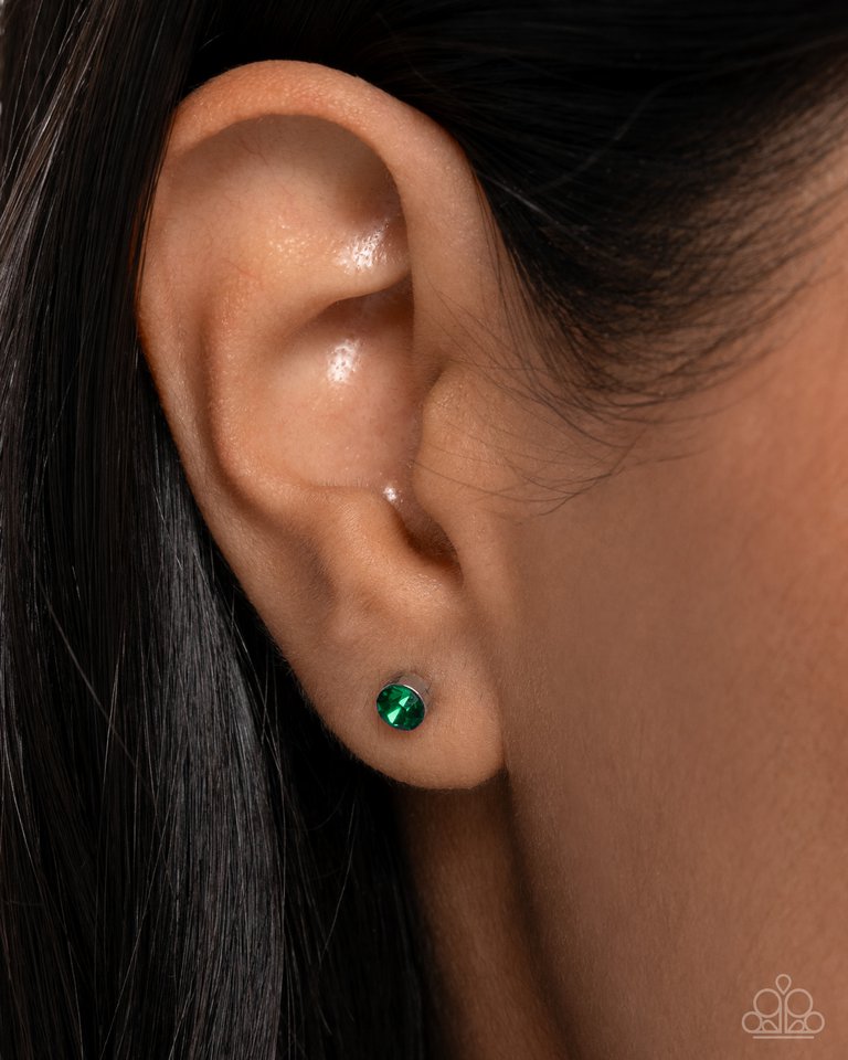 Logical Light - Green earring