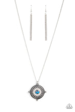 Load image into Gallery viewer, Compass Composure - Blue necklace