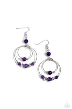 Load image into Gallery viewer, Eco Eden Purple Earrings