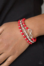 Laden Sie das Bild in den Galerie-Viewer, Immeasurably Infinite - Red bracelet