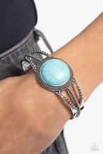 Load image into Gallery viewer, Sandstone Sojourn - Blue bracelet