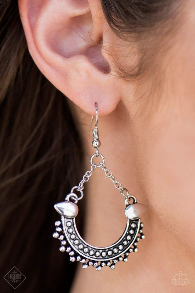 Boots and Bourbon - Silver Earrings