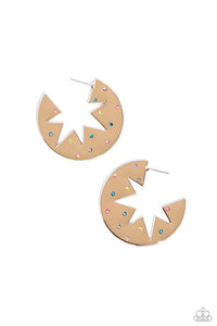 Starry Sensation - Gold Hoop Earrings