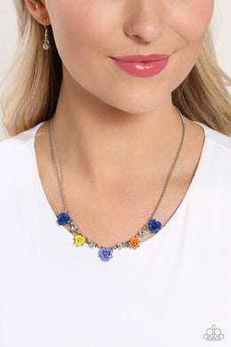 Strike a Rose - Multi Color Necklace - Paparazzi