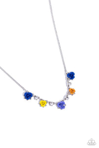 Strike a Rose - Multi Color Necklace - Paparazzi